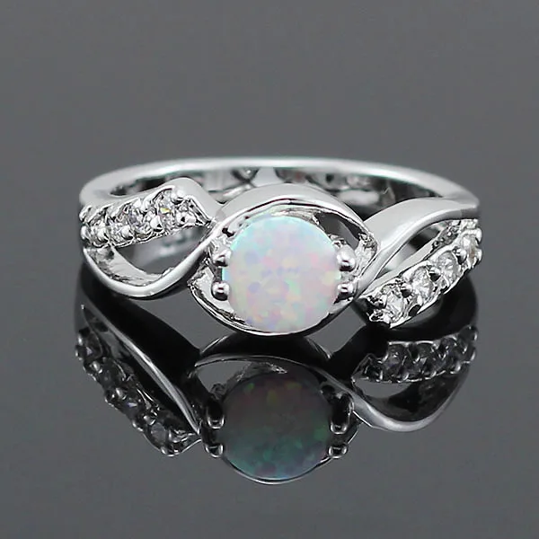 Haимис горячая Распродажа красивые белые огненные опал Женские Модные