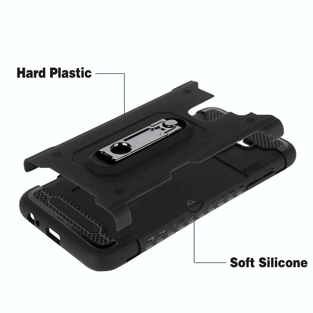 Rugged Armor Case For Samsung Galaxy A6 2018 A 6 Plus A6plus SM A600 A605 A600FN A600F Hard Shockproof Protective Back Cover |