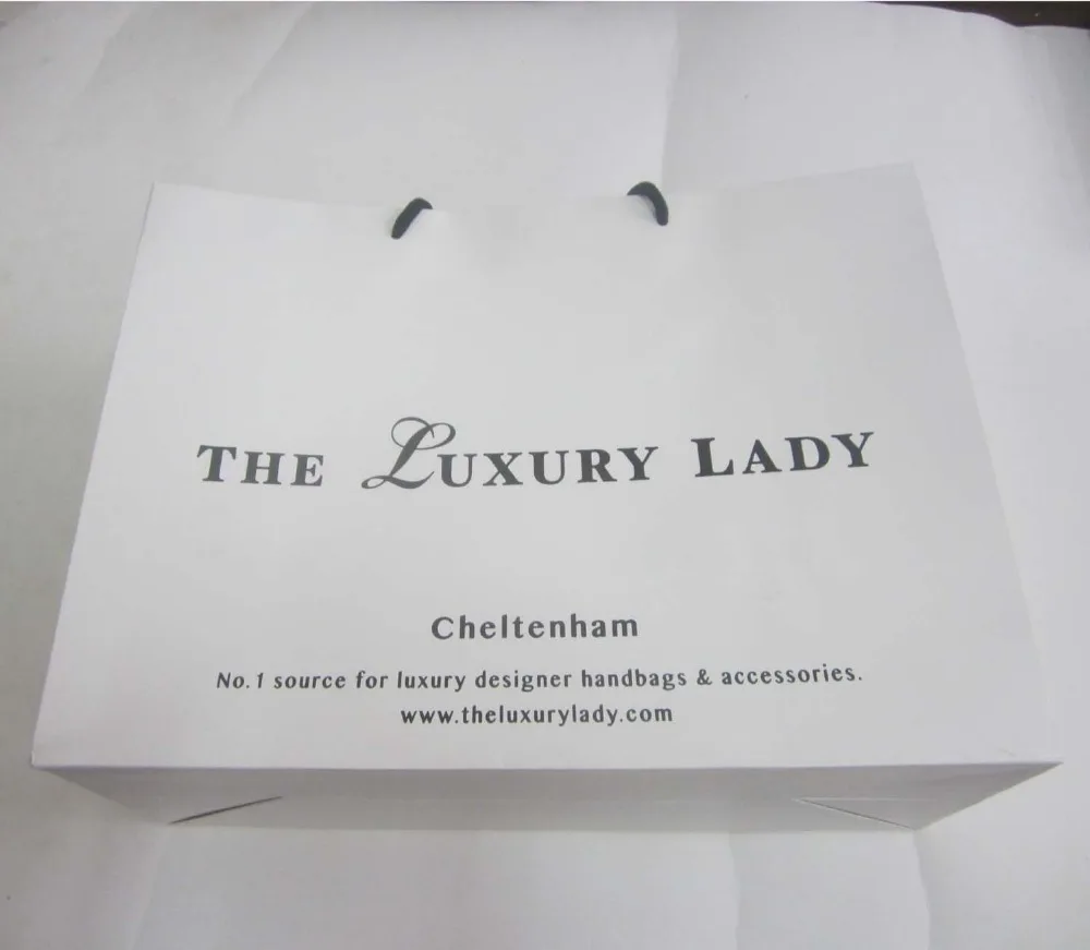 

200pcs/lot 30*40*12cm 1C Logo Printed Paper Bags For Christmas Day Custom Promotional Bags With Handles Luxury Lady Shopping Bag