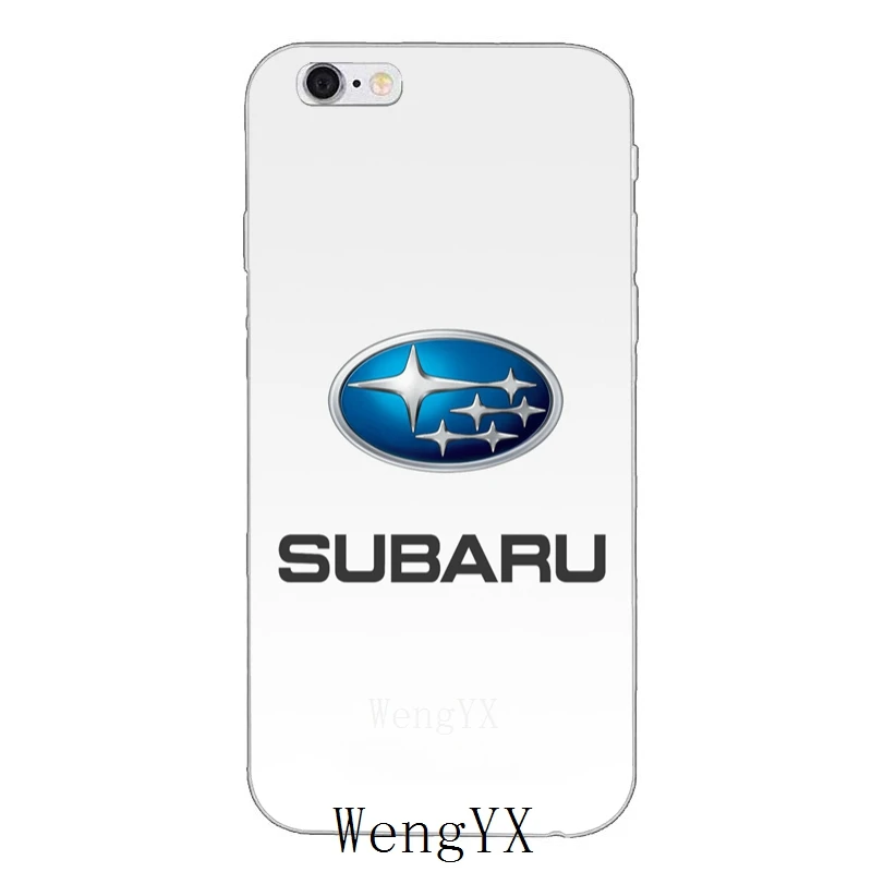 SubaruLogoA01 Автомобильный логотип Subaru тонкий мягкий силиконовый чехол для телефона для huawei Honor 4c 5c 5x 6x V10 Y5 Y6 Y7 II Коврики, 8, 9, 10, P8 P9 P10 Lite plus - Цвет: SubaruLogoA01