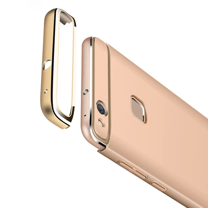 Huawei P10 Lite, позолоченный жесткий чехол для huawei Ascend P10 Lite, 5,2 дюйма, задняя крышка, защитный чехол для мобильного телефона