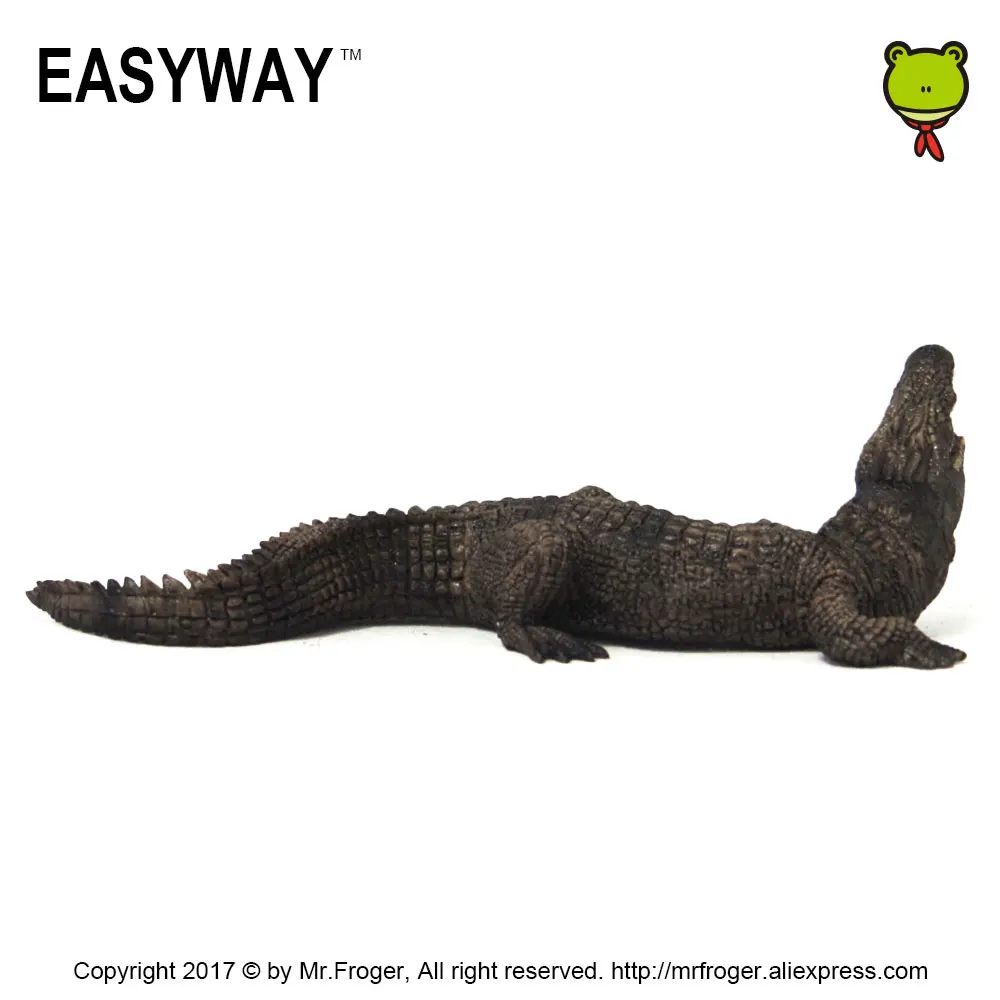 EASYWAY пластик Крокодил Игрушка Фигурка аллигатора моделирование животных модель