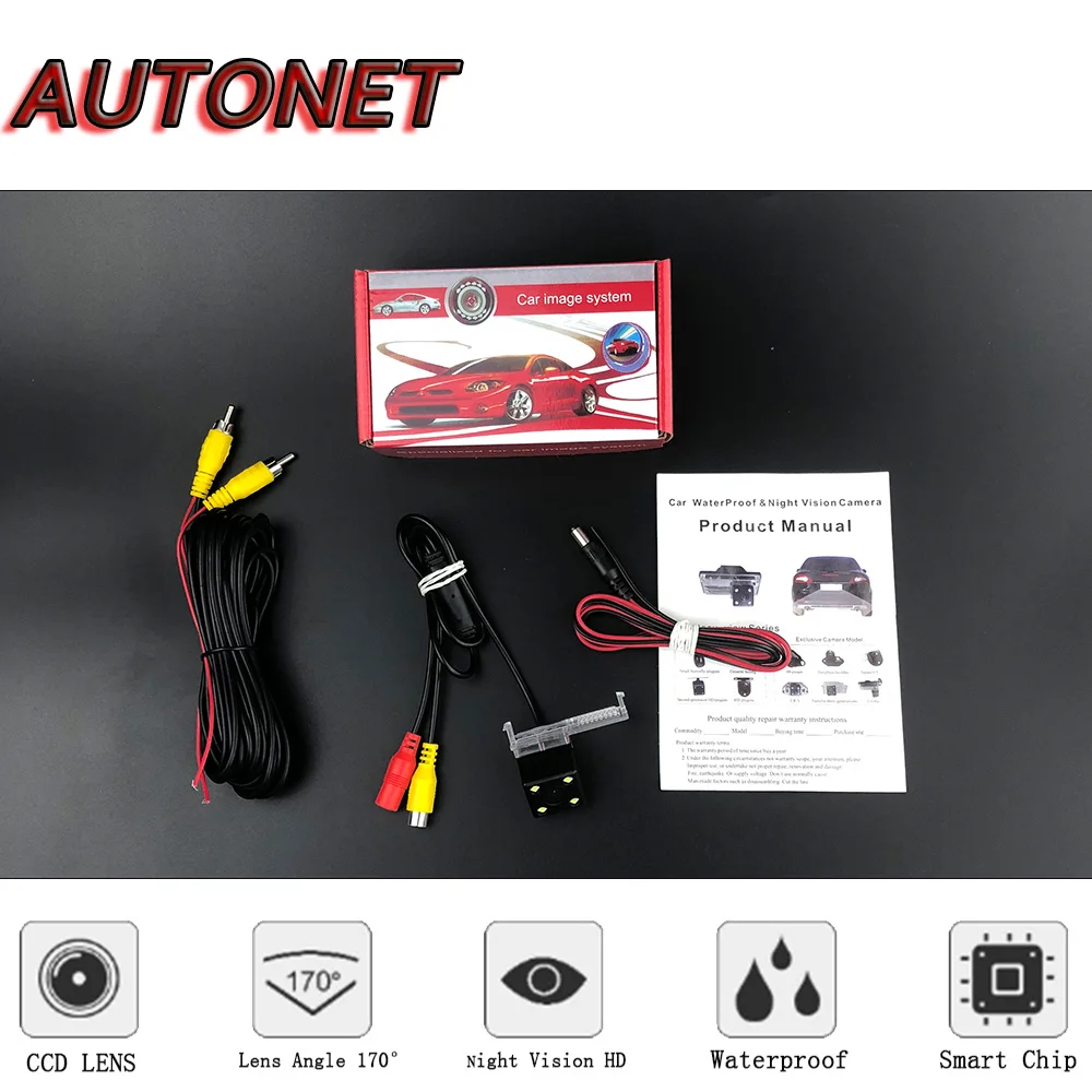 

AUTONET HD Night Vision Backup Rear View camera for Citroen DS5LS 2014~2019 Original hole/license plate camera