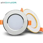 Светодиодный Потолочный Светильник направленного света, 3 Вт, 5 Вт, 7 Вт, 9 Вт, 12 Вт, круглая Встраиваемая лампа 220 В, 230 В, 240 в, светодиодная лампа для спальни, кухни, комнатное светодиодное точечное освещение