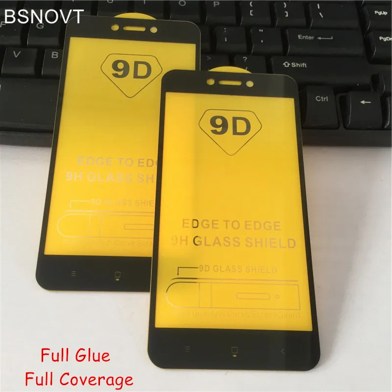 Защитное стекло для экрана Xiaomi Redmi Go полное покрытие взрывозащищенное Закаленное