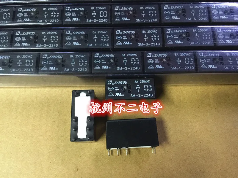 SM-S-205DM реле 6 футов, две группы, нормально открытые, 8A250VAC, Альтернативная лампа