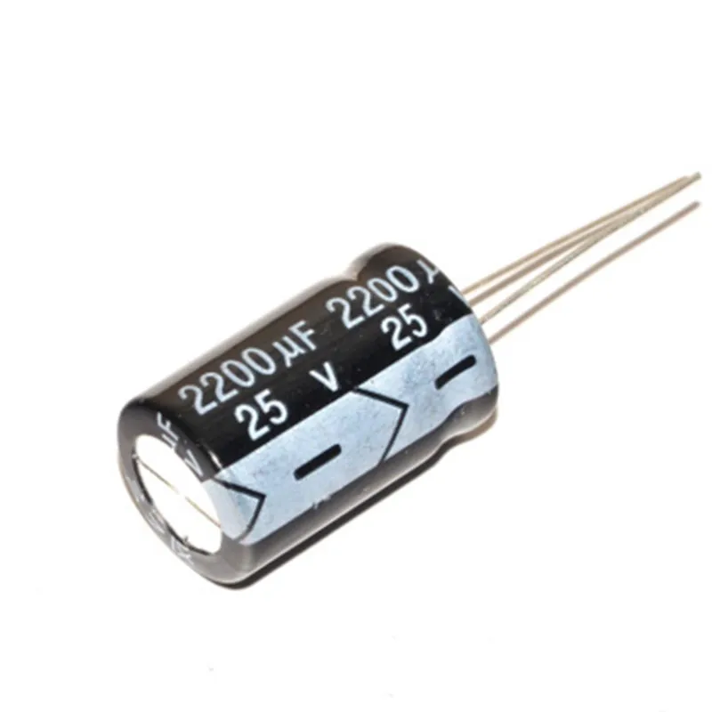 

10pcs 2200UF 25V 13*21 2200UF25V 13*21mm Electrolytic capacitor
