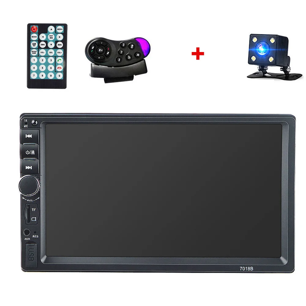remote and camera Радио 2 Din автомагнитола Coche Bluetooth Hd " сенсорный экран Автомагнитола 2din Автомагнитола стерео Oto Teypleri Mp5 Usb Tf Fm камера - Цвет: remote and camera