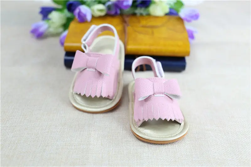 Сандалии для детской кроватки с цветами Нескользящие на возраст 0-18 месяцев | Мать
