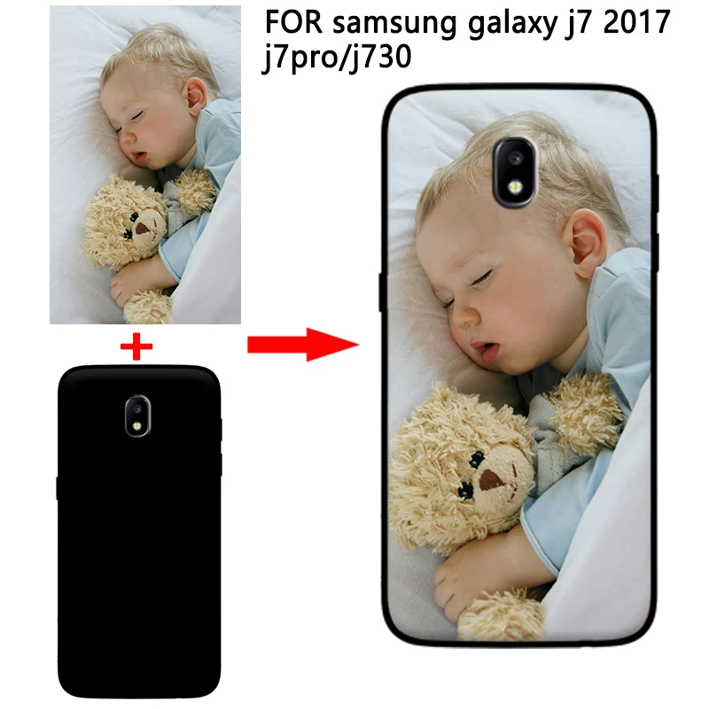 mosirui Personalized Customized DIY Case For samsung galaxy j7 2017 j7pro j730 HD UV Printing Cover Soft TPU Silicone Back | Мобильные