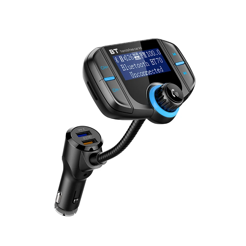 100% Новый беспроводной автомобильный Bluetooth fm передатчик MP3 радио адаптер комплект