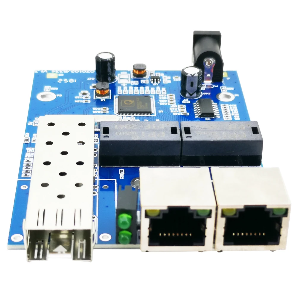 Оптоволоконный преобразователь GIBCSFP на 2 RJ45 гигабитный медиаконвертер GPON/OLT 1000