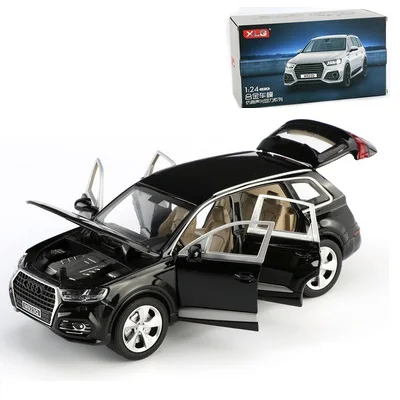 Black With GiftBox 1:24 DieCasts модель хорошее моделирование автомобиля L = 20 см(# M923Q-6) W/6 дверей открыть коллективные и игрушки подарки для детей - Цвет: Black With GiftBox