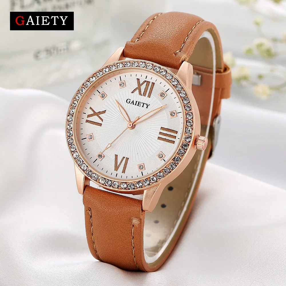 Брендовые женские кварцевые часы повседневные модные роскошные золотые