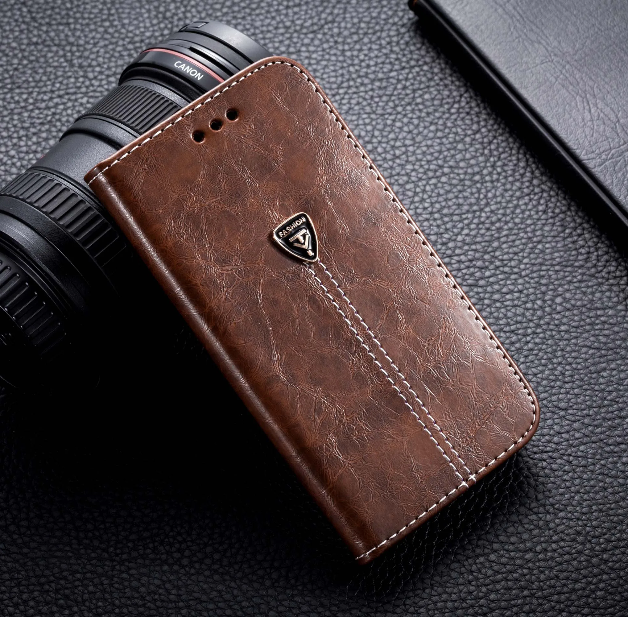 PU Leather Case For ORANGE DIVE 71 / ZTE Blade A506 Flip Stand Cover Wallet with Magnetic Closure Full-Body Protect New | Мобильные