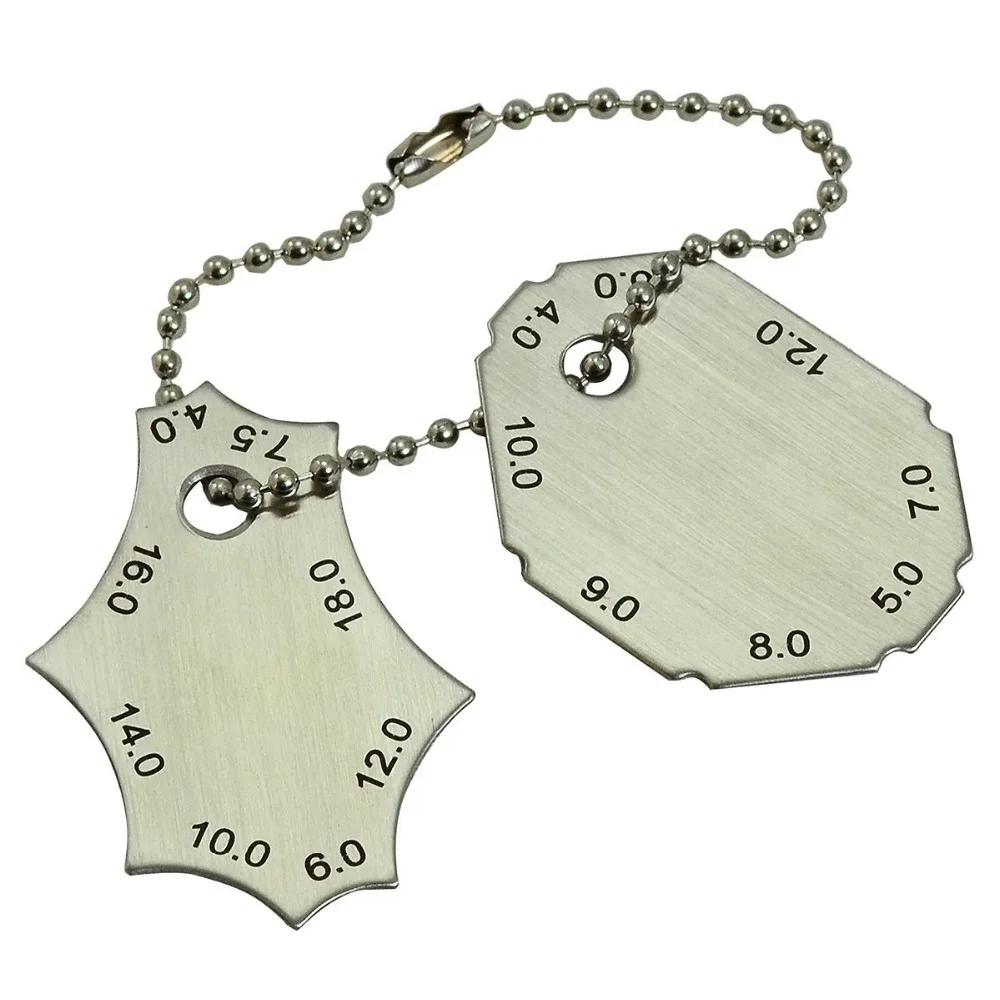 Stainless Steel Welding Gauge Two Piece Gage Ruler Inspection For Measurement Tool | Инструменты