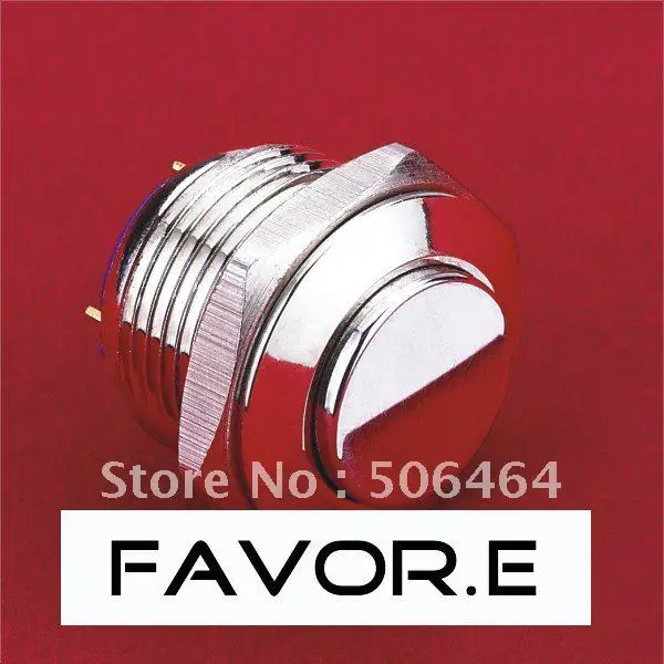 

16mm IP65 Momentary Push Button Switch high round PIN terminal