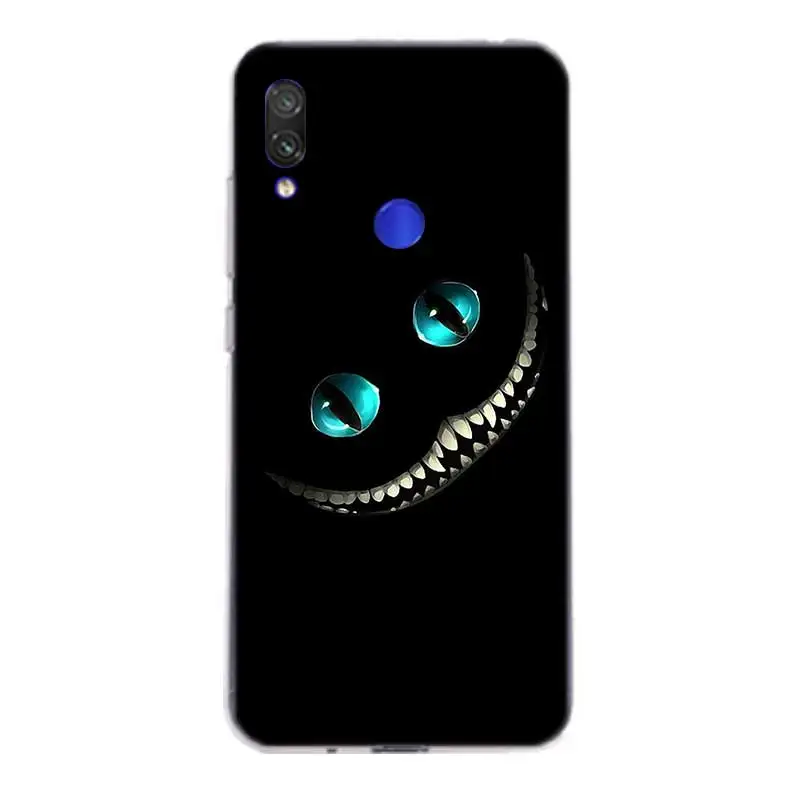alice in wonderland cheshire cat Case For Xiaomi Redmi Note 7 6 Pro 5 4 4X K20 7A Y3 S2 5A 6A Xiomi Pocophone F1 9T 9 SE 8 A2 |