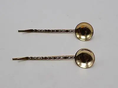 Металлическая Заколка-невидимка для волос с золотистой пластиной 20 дюймов 50 мм