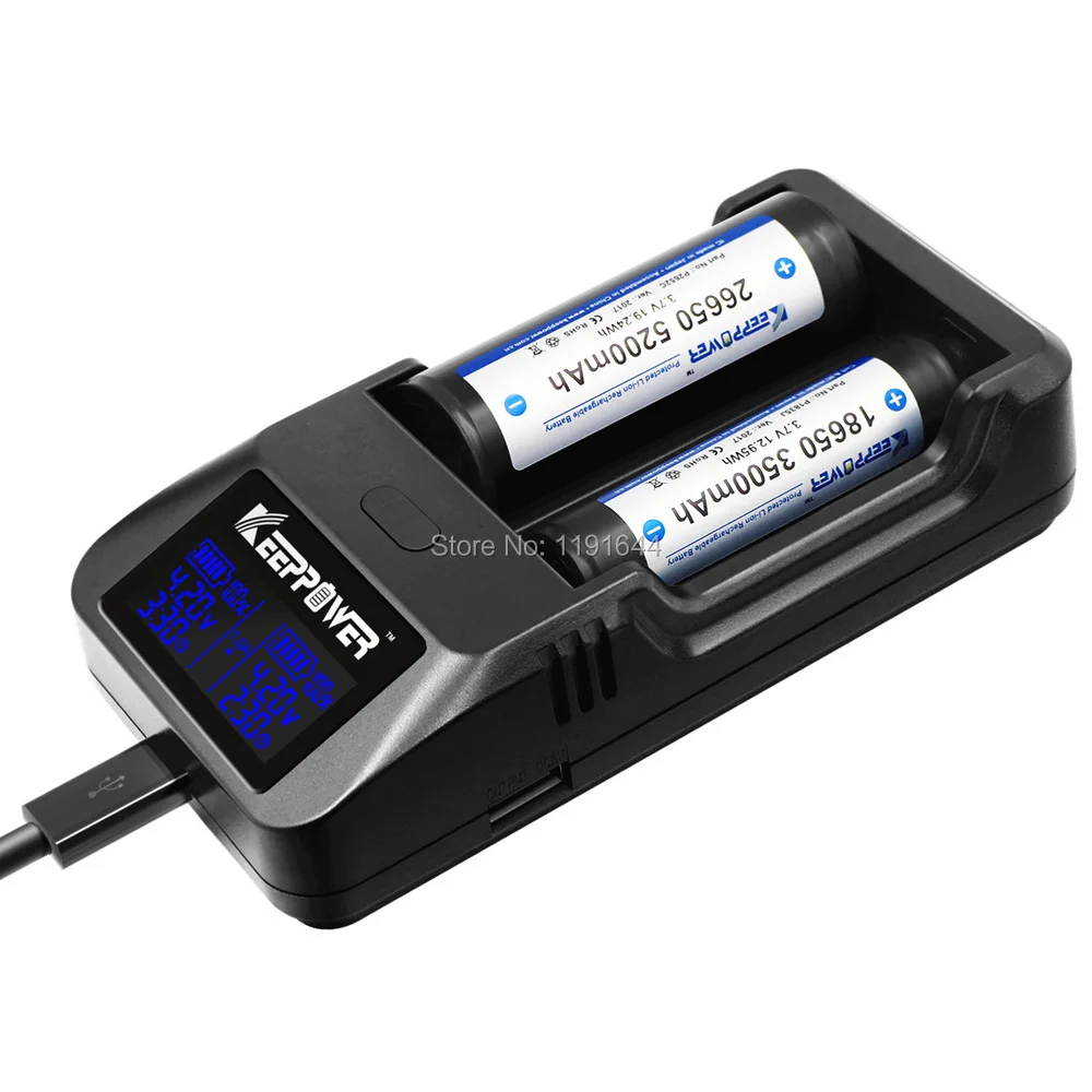 Free Shipping!!1PCS Original Keeppower L2 Plus Dual Channel Max 2A Output Intelligent LCD Display Battery Charger | Электроника