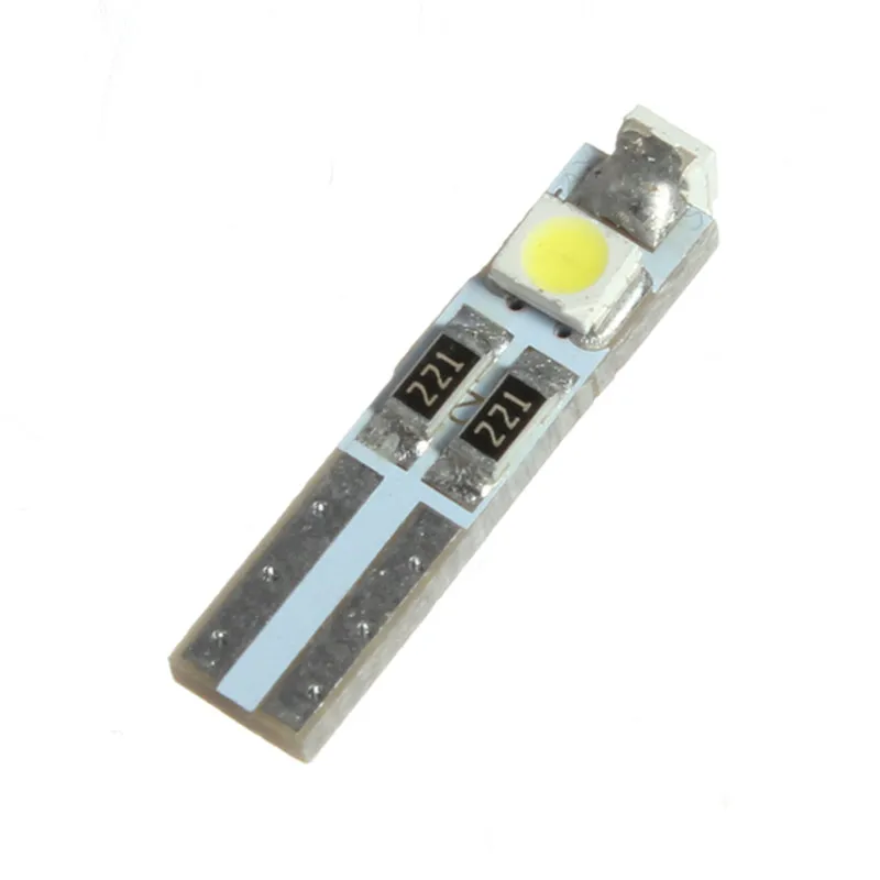 10pcs T5 3528 SMD 3 LED Auto Car Indicator Light Lamp Dashboard Gauge Lights Instrument Warning Signal Bulbs Styling | Автомобили и