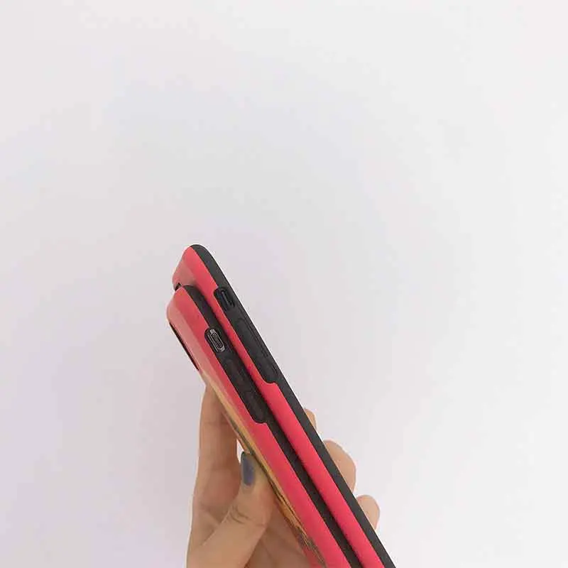 Симпатичные красная роза любовь динозавр мультфильм чехол для телефона iPhone 7 r 6 s