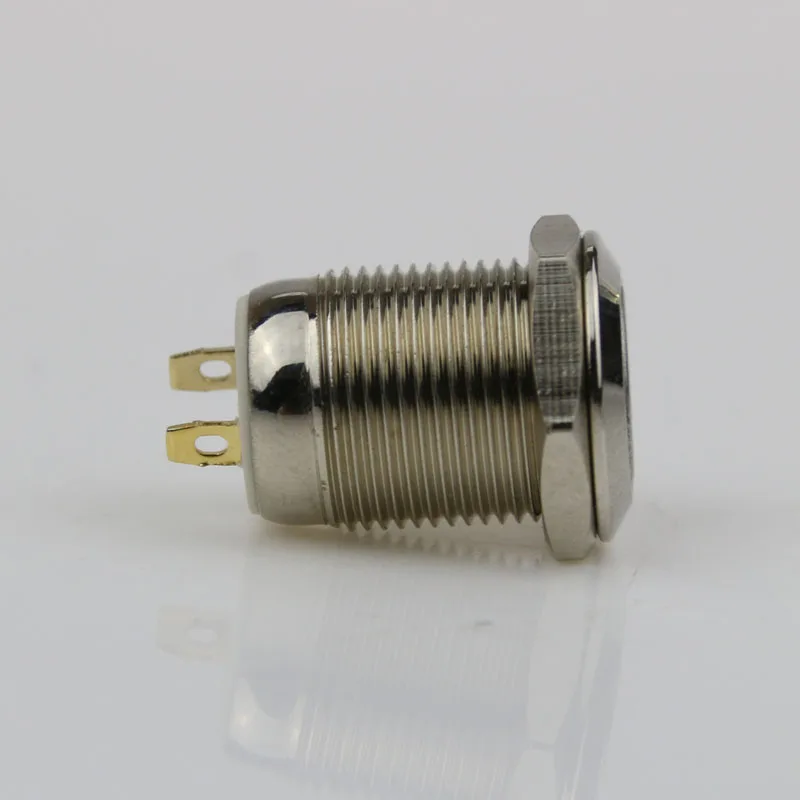 12 мм металлическая кнопка сброса водонепроницаемое покрытие медью ток с никелем