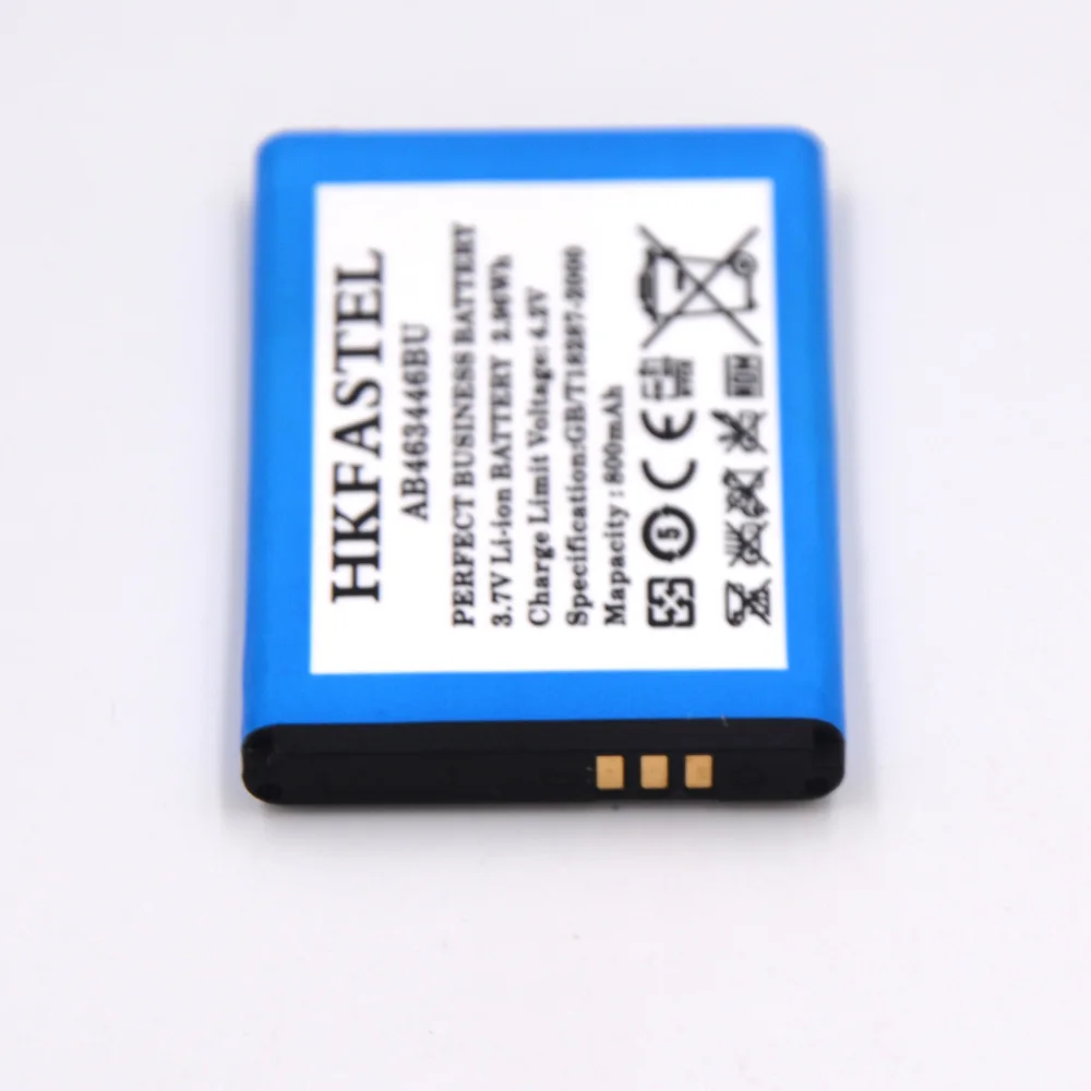 Новый аккумулятор AB463446BU Li Ion Мобильный телефон для Samsung E1150 E1151 E1360 E500 E870 E900M150 M2710 Beat