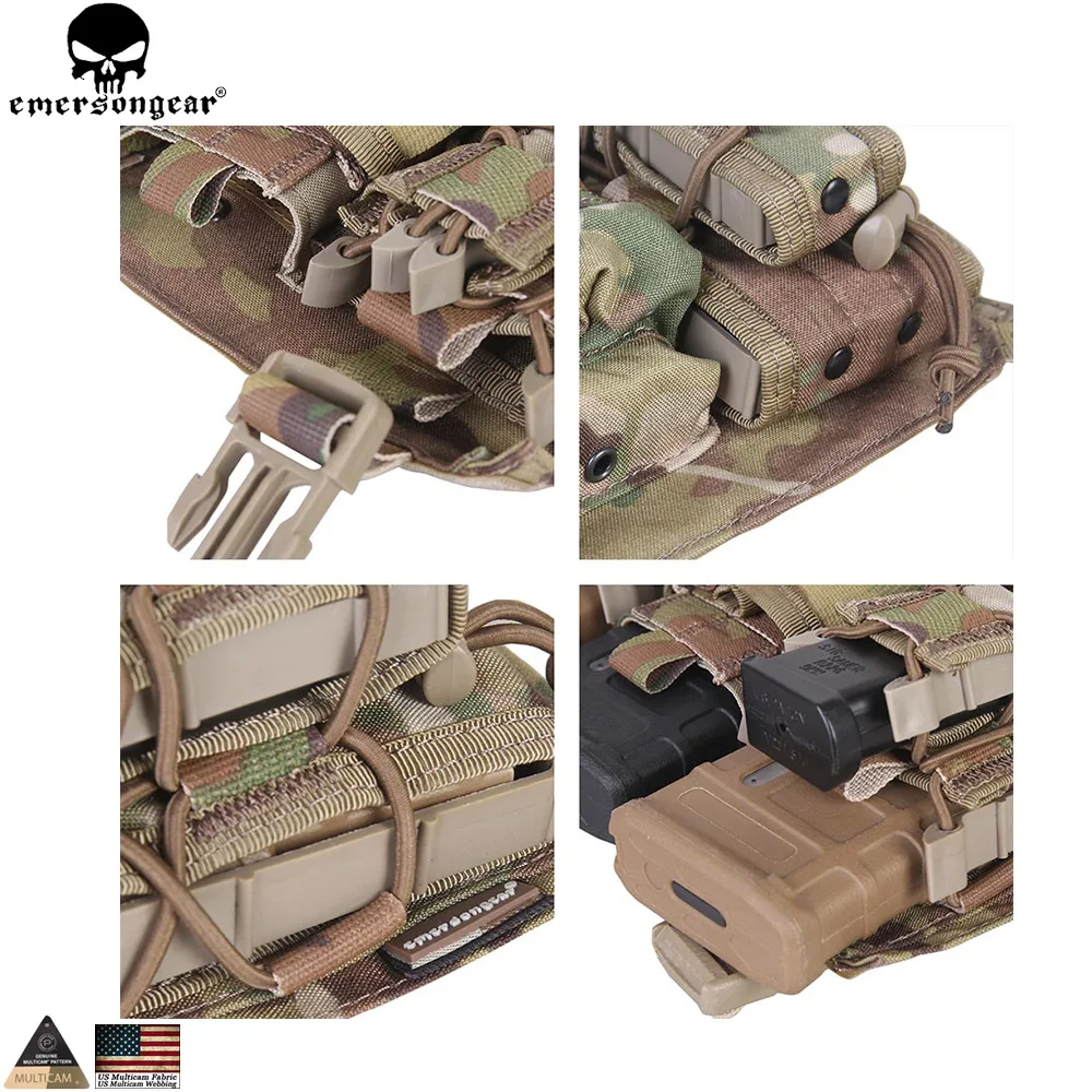 EMERSONGEAR военная сумка для ног с прикрепленным Подсумок и Фонарь держатель ноги бедра снаряжение кобура Мультикам EM9337
