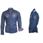 Мужская рубашка ZOGAA, с длинным рукавом, повседневная, офисная, 2019