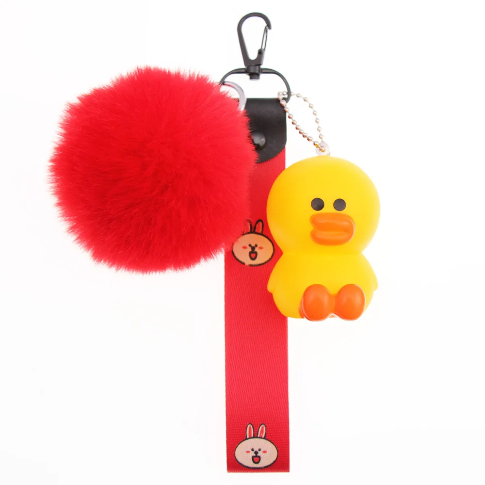 Joylong Bt21 брелок мягкий Cinnamoroll Vipkid Kawaii плюшевый маленькая Желтая утка Keroppi Сумико