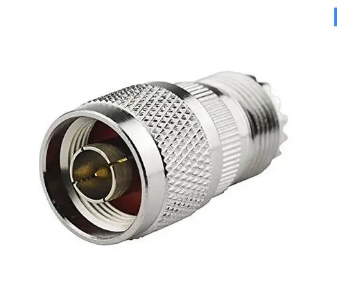 РЧ коаксиальный адаптер N папа к УВЧ гнезду SO 239 SO239 разъем 1 шт|adapter coaxial|adapter femaleadapter