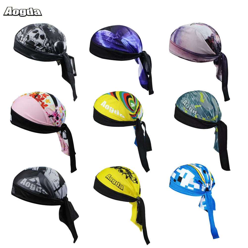 

New Quick-Dry Breathable Women Mens Bike Bicycle Hat Headscarf Cycling Scarf Bandana Hood MTB Headband Skull Pirate Head Scarf