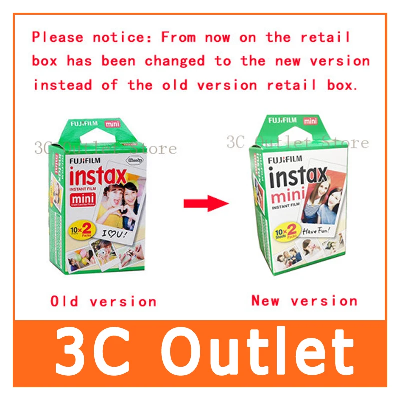 Fujifilm Instax Mini 25 камера и аксессуары Fuji мгновенная мини пленка 20 листов + прозрачный
