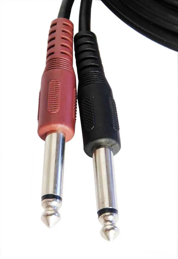 Аудиокабель STARAUDIO 6 футов (1 8 м) 2 - 1/4 дюйма (6 3 мм) моно-2-RCA | Электроника