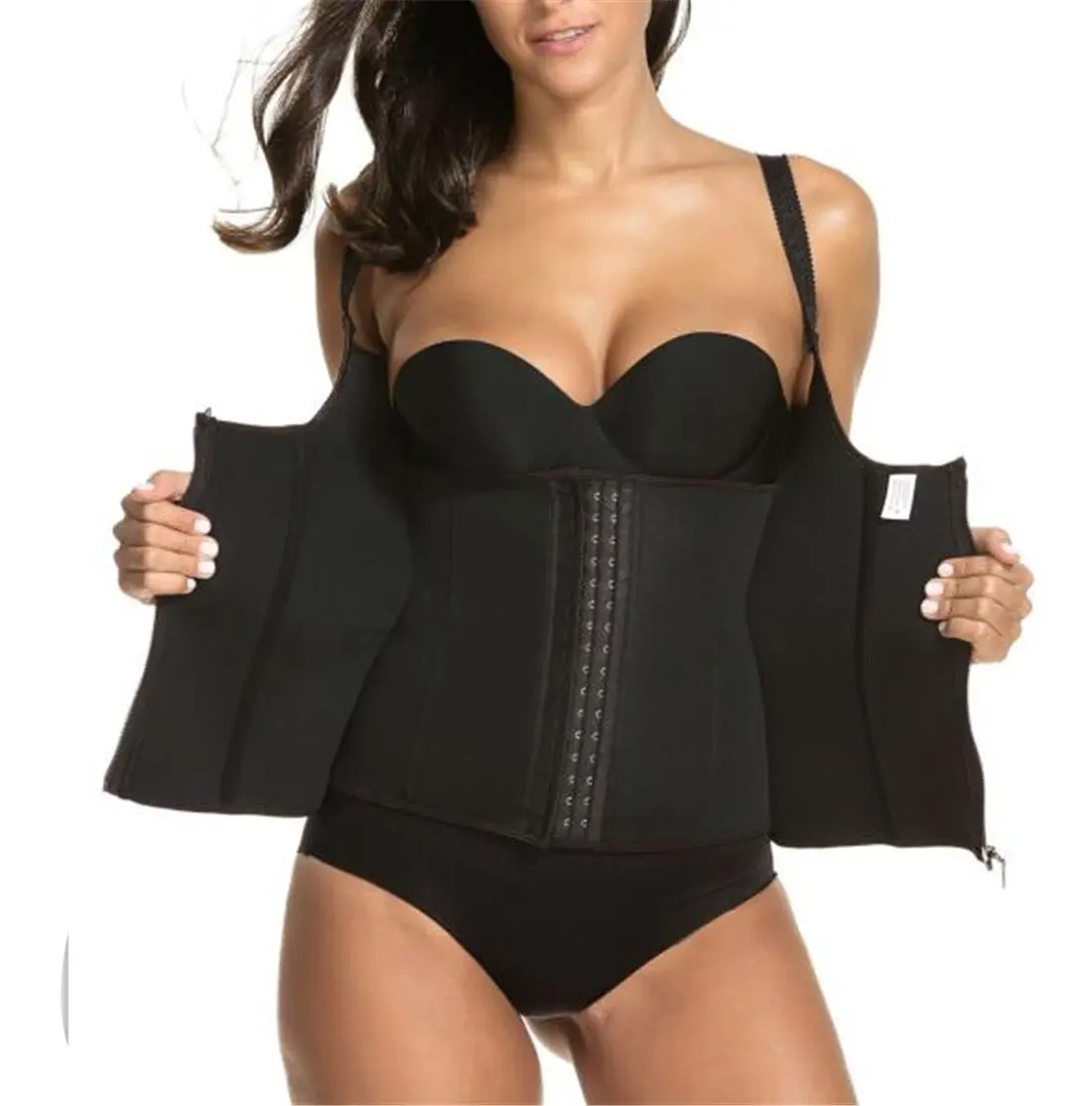 Корсет PRAYGER утягивающий для талии корсет двойной живота боди шейпер бюстгальтер