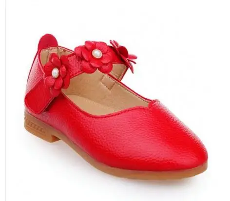 Детские кожаные туфли сандалии для девочек модная брендовая обувь сцены на осень