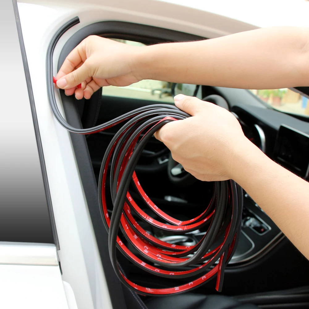 5 м автомобильное резиновое уплотнение для дверей полосы автомобильные наклейки