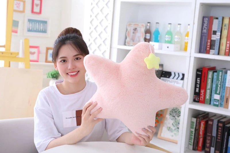 Sky Series Plush Toy Stuffed Soft Cartoon Moon Star Crown Heart-Shaped Plush Pillow Cute Sofa Cushion For Kids Birthday Gift