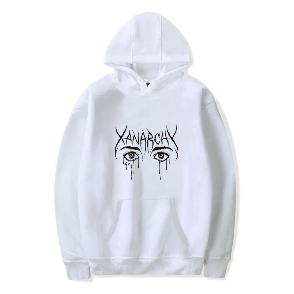 Lil Ксана Xanarchy толстовки с капюшоном и свитера на весну осень в стиле хип-хоп для