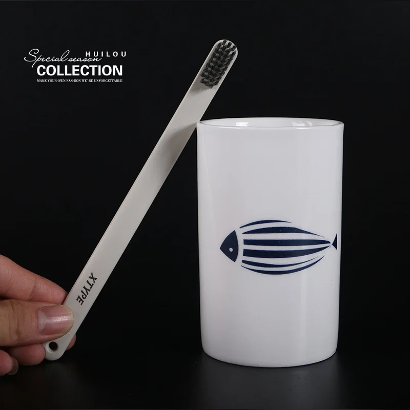 Новогодние рыбки креативные стаканы для ванной комнаты кружка мытья зубов