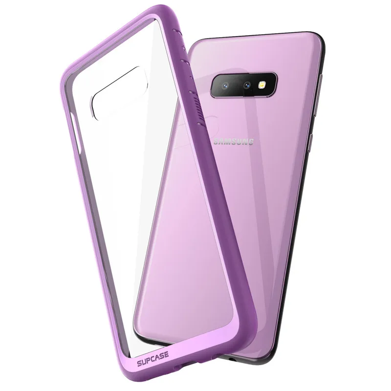 Purple SUP чехол для samsung Galaxy S10e чехол 5,8 дюймов UB Стиль Премиум гибридный TPU бампер защитный прозрачный чехол для Galaxy S10e - Цвет: Purple