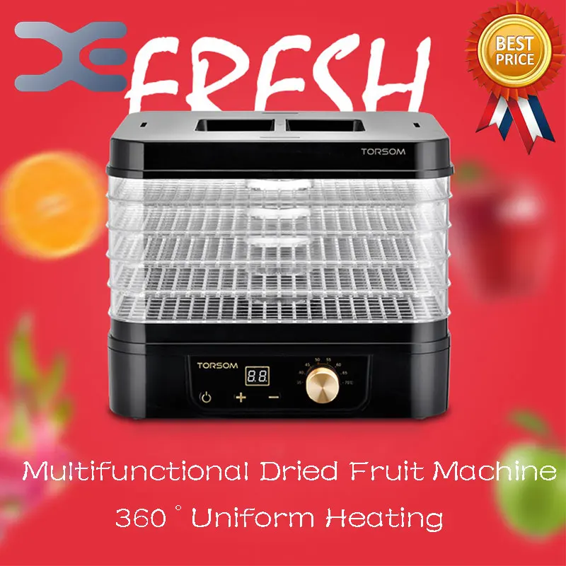 5 слойная сушильная машина для трав пищевой Дегидратор бытовой осушитель воздуха