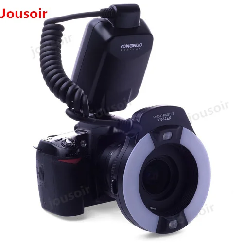 Кольцевая вспышка Yongnuo YN 14EX YN14EX TTL для макросъемки 5D Mark II III 6D 7D 60D 70D 700D 650D 600D