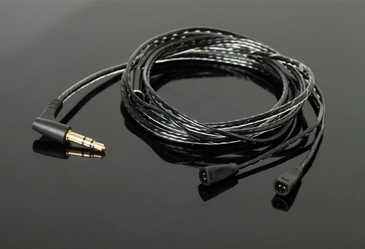 

DIY upgrade Earphone Cable For IE8 IE80 1.2m audio cable headphone repair cable free shipping