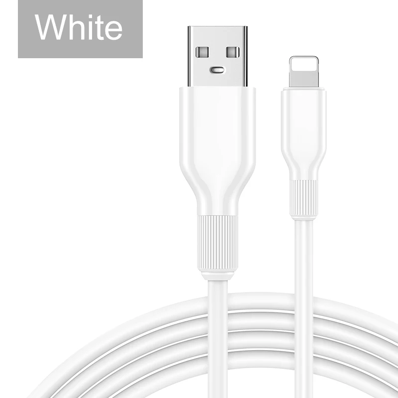 White Suntaiho для освещения USB кабель для iPhone XR XS X 8 7 6 5 кабель весь дизайн нейлоновая оплетка 1 м для iPad мини зарядное устройство кабель для передачи данных - Цвет: White