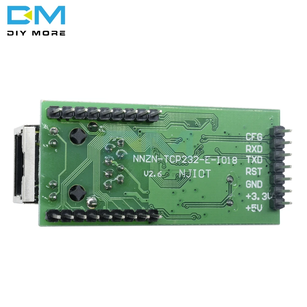 Топ Ethernet в ttl RS232 последовательный ТТЛ-к TCP/IP RJ45 конвертер передачи 18 IO сетевой модуль управления 100M LAN
