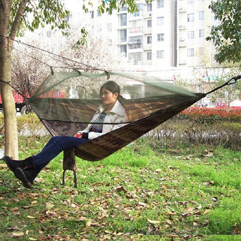 Ультра светильник летняя уличная Кемпинг сеть для гамака один против комаров