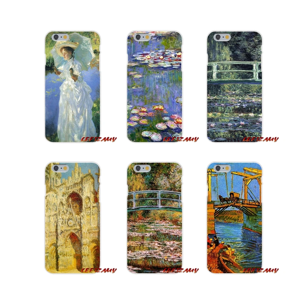 Для iPhone X XR XS MAX 4 4S 5 5S 5C SE 6 6S 7 8 Plus ipod touch Прозрачная мягкая сумка с рисунком Клода
