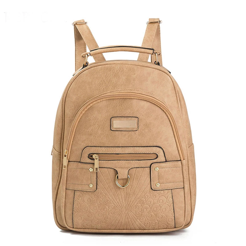 Рюкзак REPRCLA женский из экокожи школьный ранец для девочек подростков большой